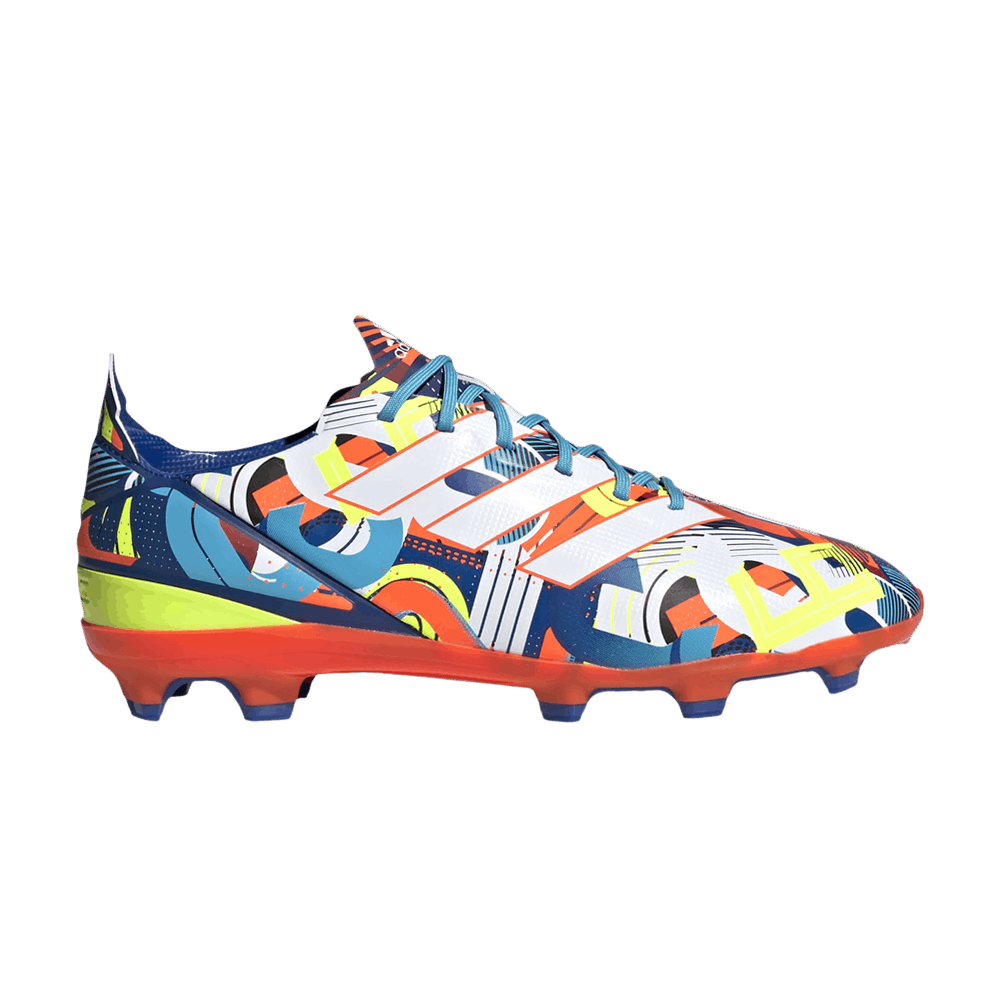 Кроссовки adidas Gamemode FG J 'Iconic Numbers - Bright Cyan'