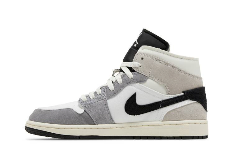 Кроссовки Air Jordan 1 Mid SE Craft 'Inside Out - Cement Grey'