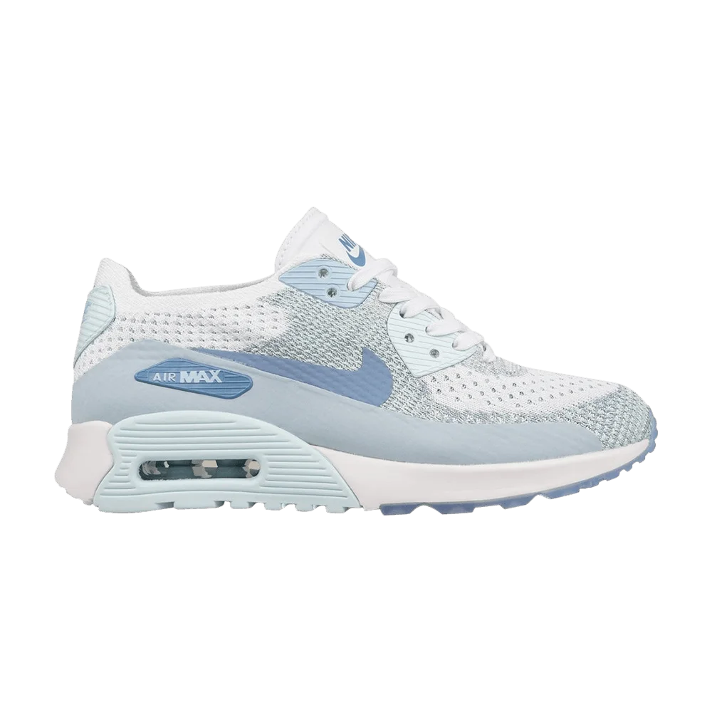 Krossovki-Nike-Wmns-Air-Max-90-Flyknit-Ultra-2.0-Light-Armory-Blue