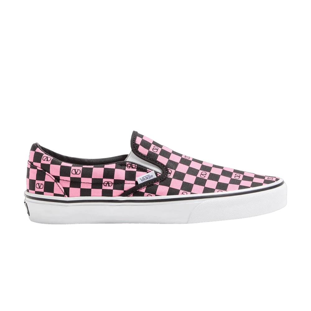 Valentino Garavani x Vans Classic Slip-On 'Checkerboard Pink'