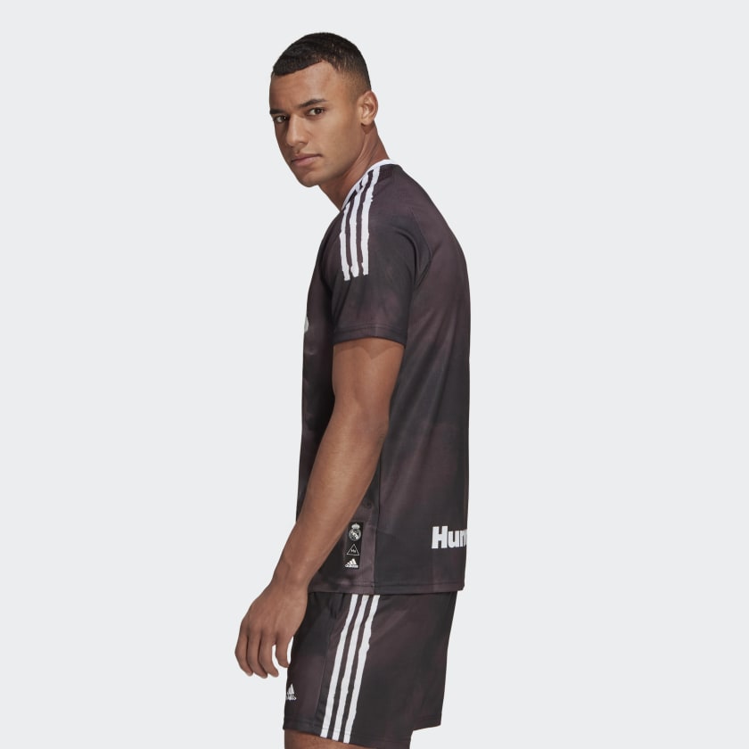 Футболка adidas Real Madrid Human Race Jersey Black/White