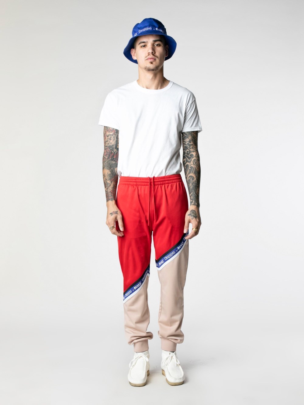 Спортивные штаны Awake x Kappa Eldred Track Pants Pink/Red