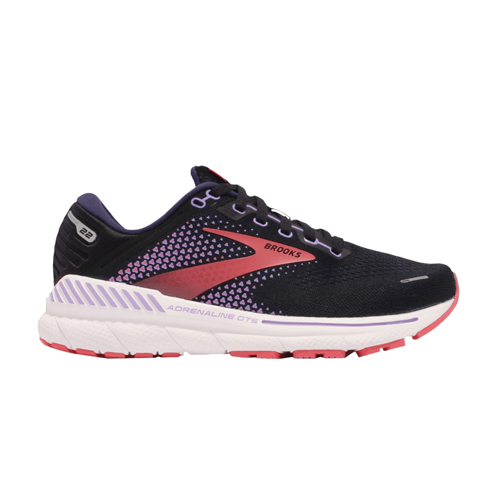 Кроссовки Brooks Wmns Adrenaline GTS 22 Wide 'Black Red'