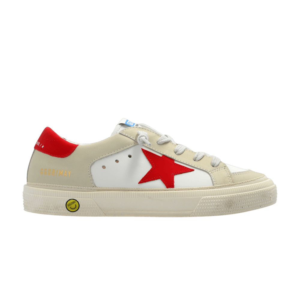 Кроссовки Golden Goose May Kids 'White Ice Red'