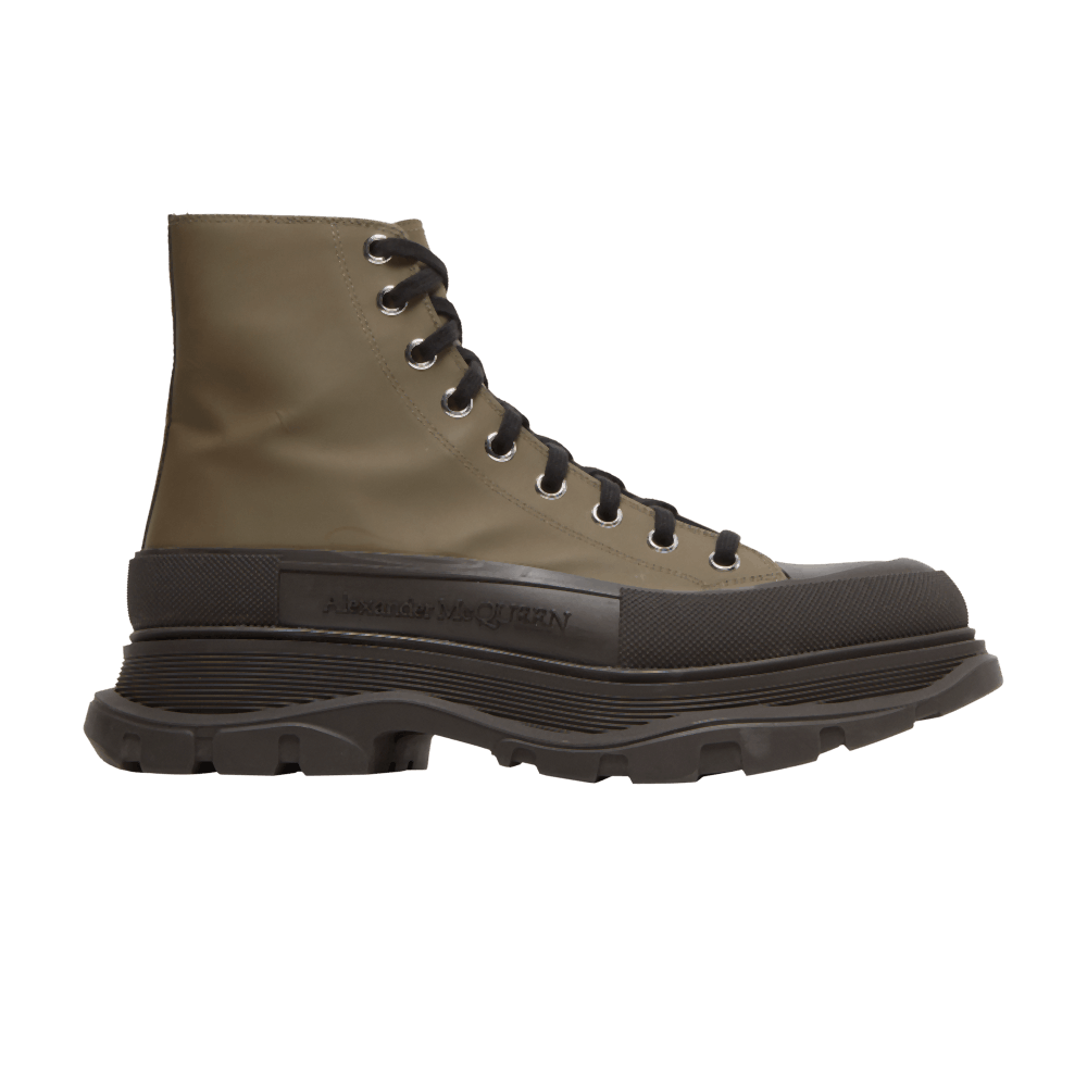 Кроссовки Alexander McQueen Tread Slick Boots 'Khaki Black'