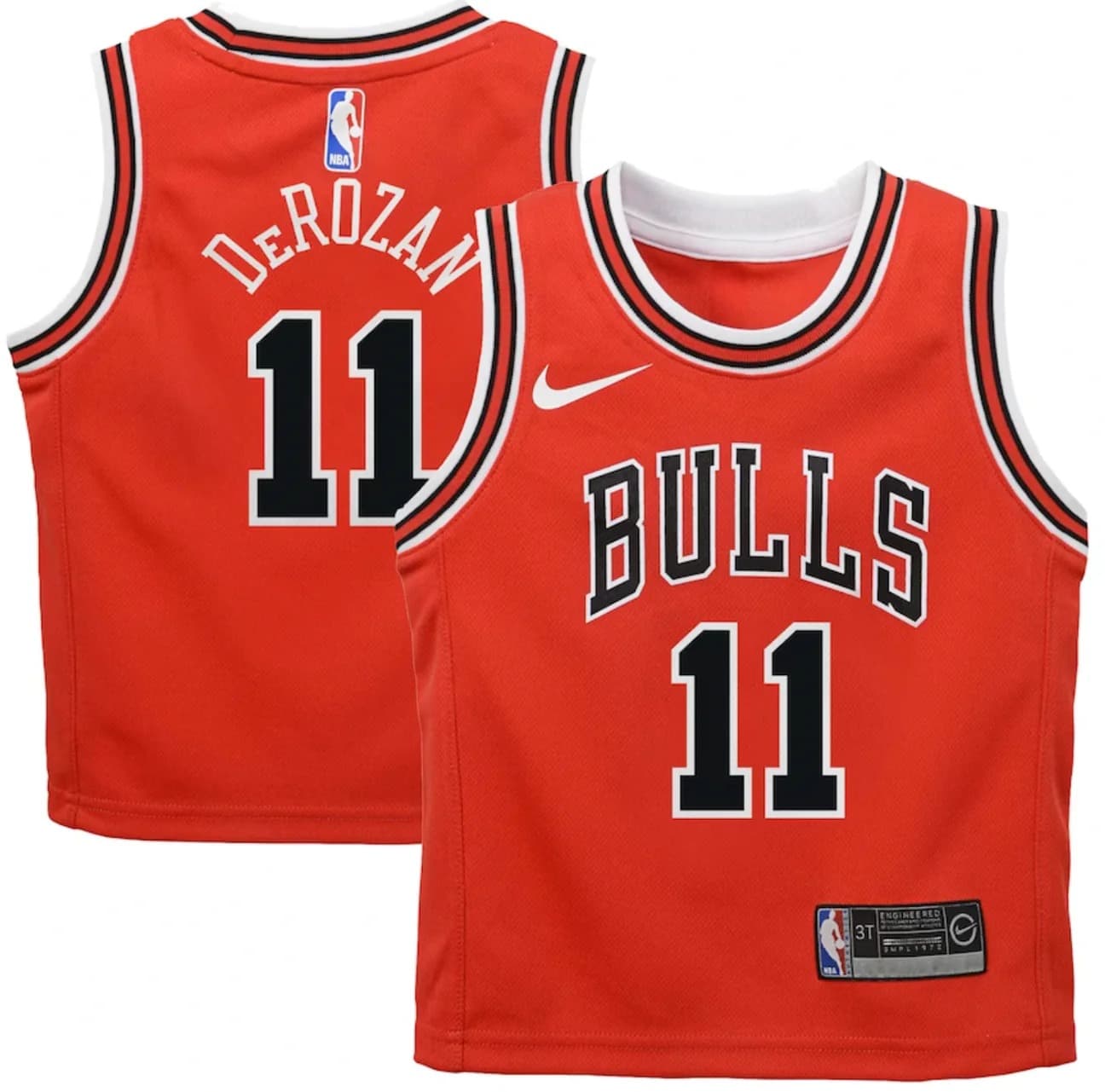 2022-23-Chicago-Bulls-DeMar-DeRozan-11-Toddler-Swingman-Icon-Edition-Red-Jersey-2
