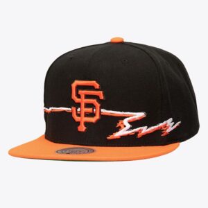 Mitchell-Ness-Black-San-Francisco-Giants-Life-Line-Snapback-Hat-300x300