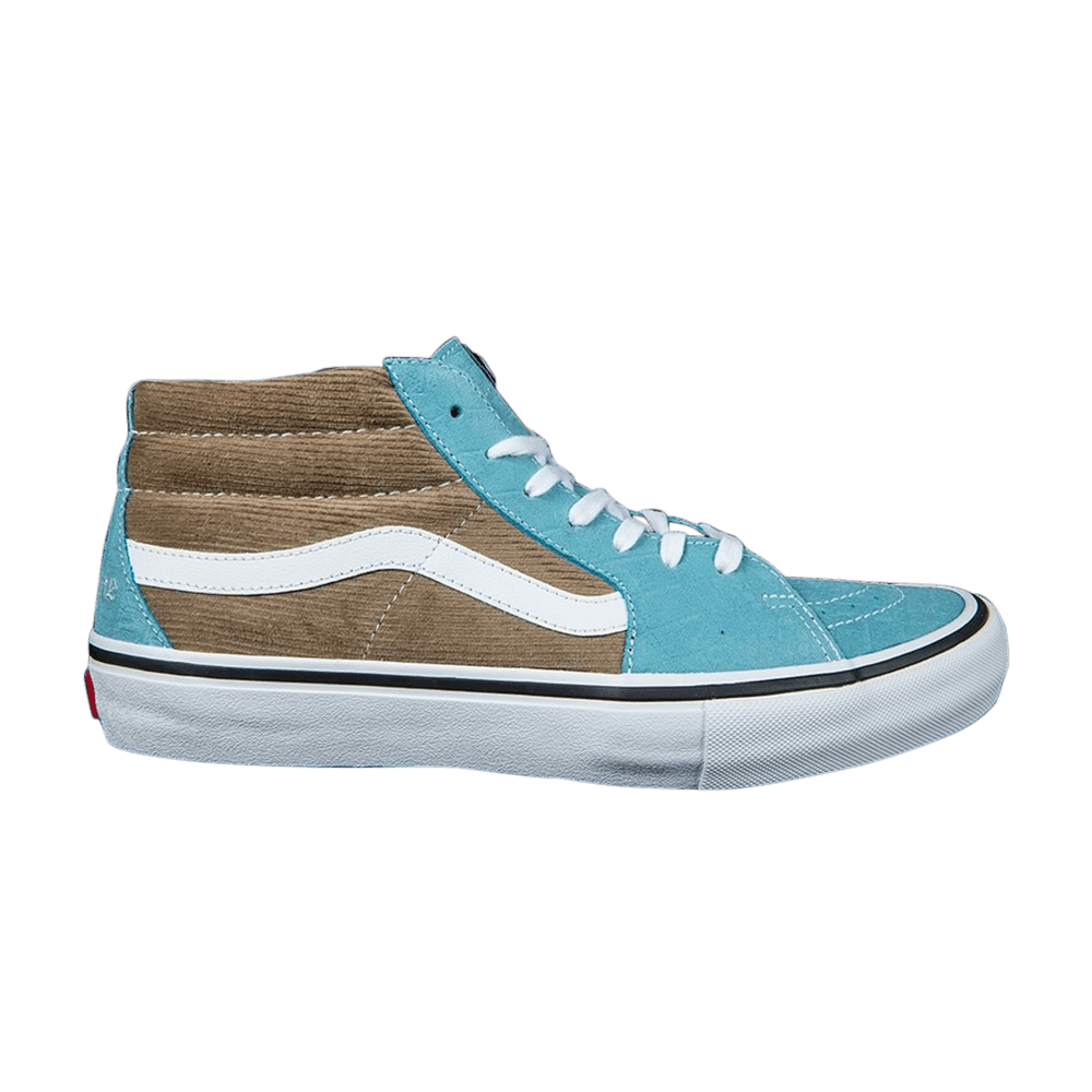 Кроссовки Vans Supreme x Sk8 Mid Pro 'Corduroy Croc'