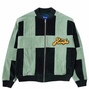 Awake-Chenille-Patch-Corduroy-Logo-Jacket-Green-300x300
