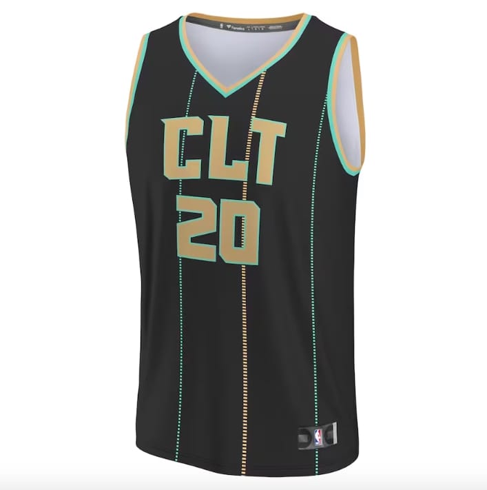 2022-23-Charlotte-Hornets-20-Gordon-Hayward-Fast-Break-City-Black-Jersey-2