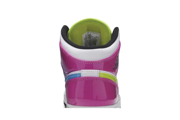 Кроссовки Air Jordan 1 Mid SE GS 'Cyber Active Fuchsia'