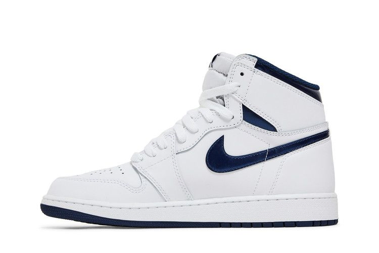 Кроссовки Air Jordan 1 Retro High OG BG 'Metallic Navy'