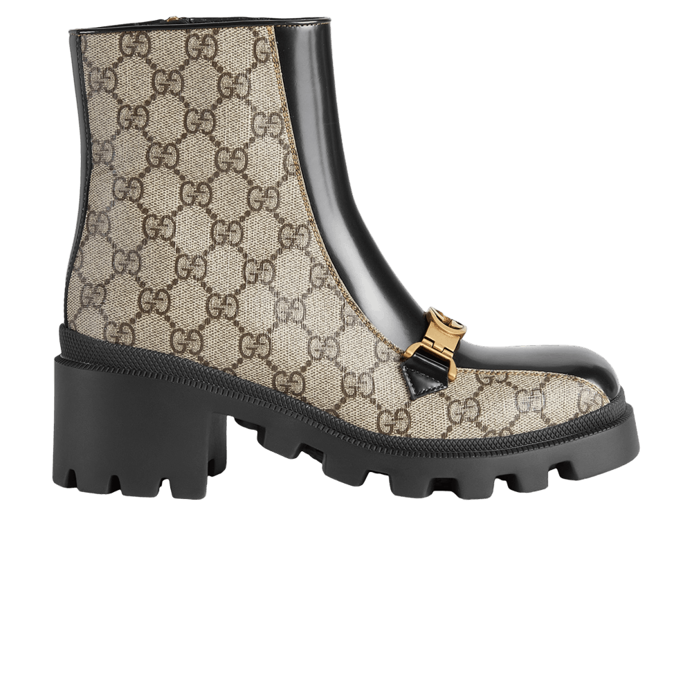 Кроссовки Gucci Wmns GG Supreme Ankle Boot 'Dark Beige'