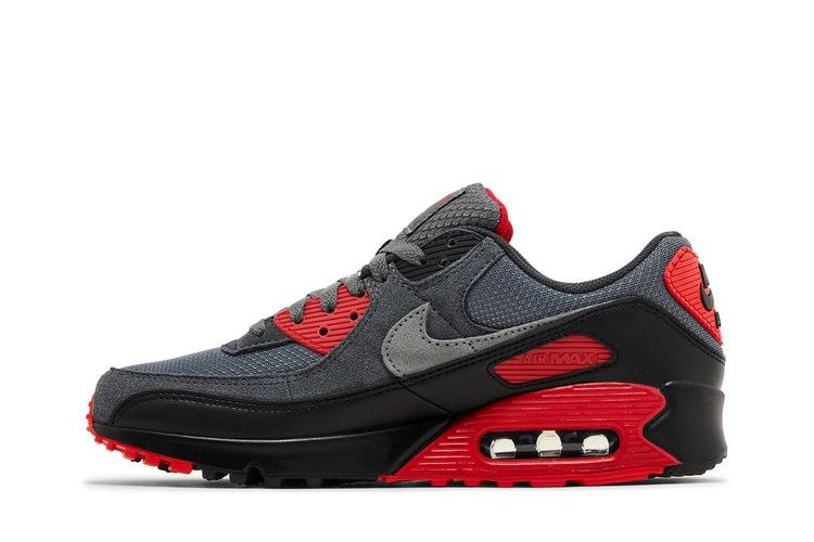 Кроссовки Nike Air Max 90 'Iron Grey Fire Red'