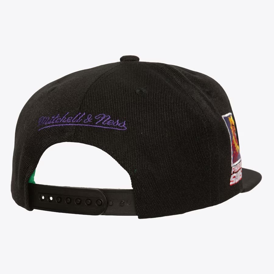Mitchell-Ness-Black-Phoenix-Suns-Hardwood-Classics-Triple-Play-Snapback-Hat-1