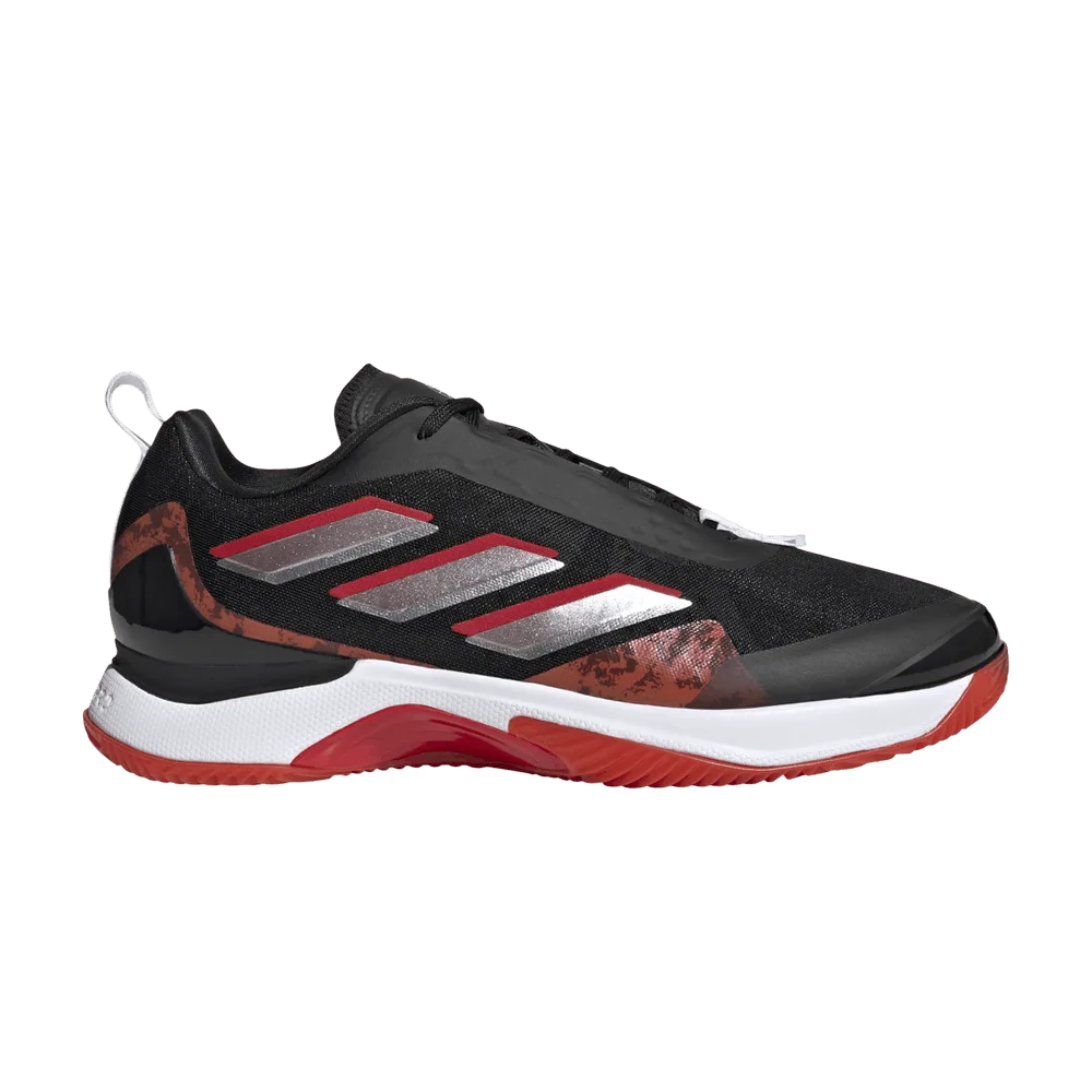 Krossovki-Adidas-Wmns-Avacourt-Clay-Court-Black-Scarlet