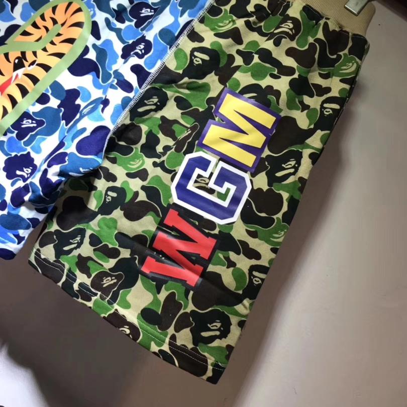 BAPE-ABC-Split-Shark-Shorts-Green-Blue-5