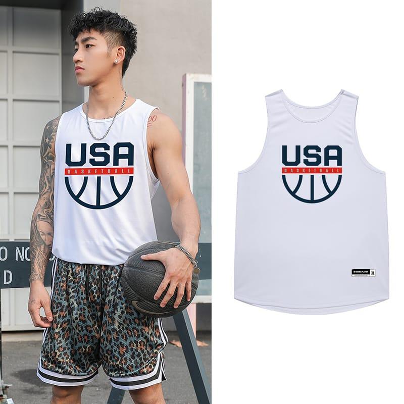 Спортивная майка Ehot USA White Jersey