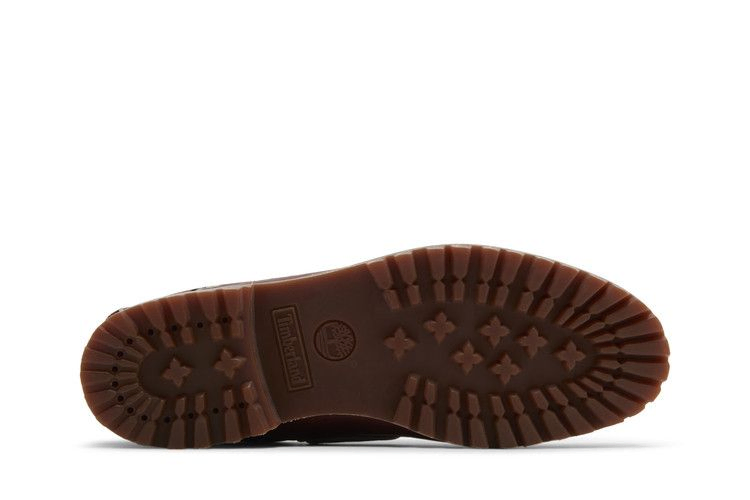 Кроссовки Timberland 3-Eye Lug Handsewn Boat 'Burgundy'