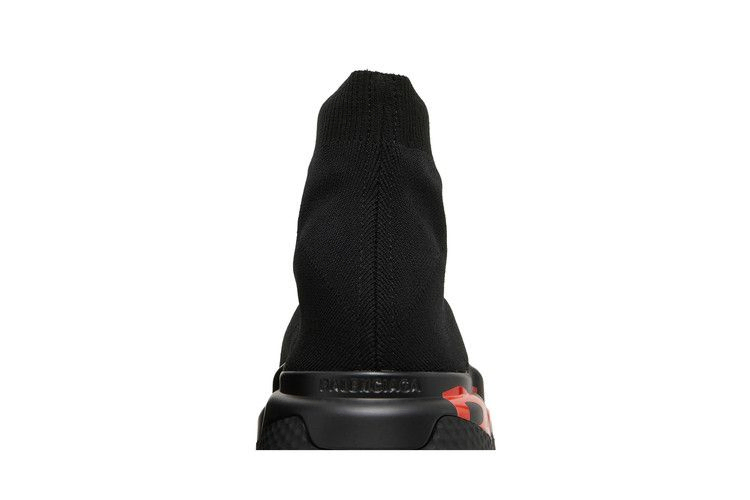 Кроссовки Balenciaga Speed Sneaker 'Midsole Graffiti - Black Red'