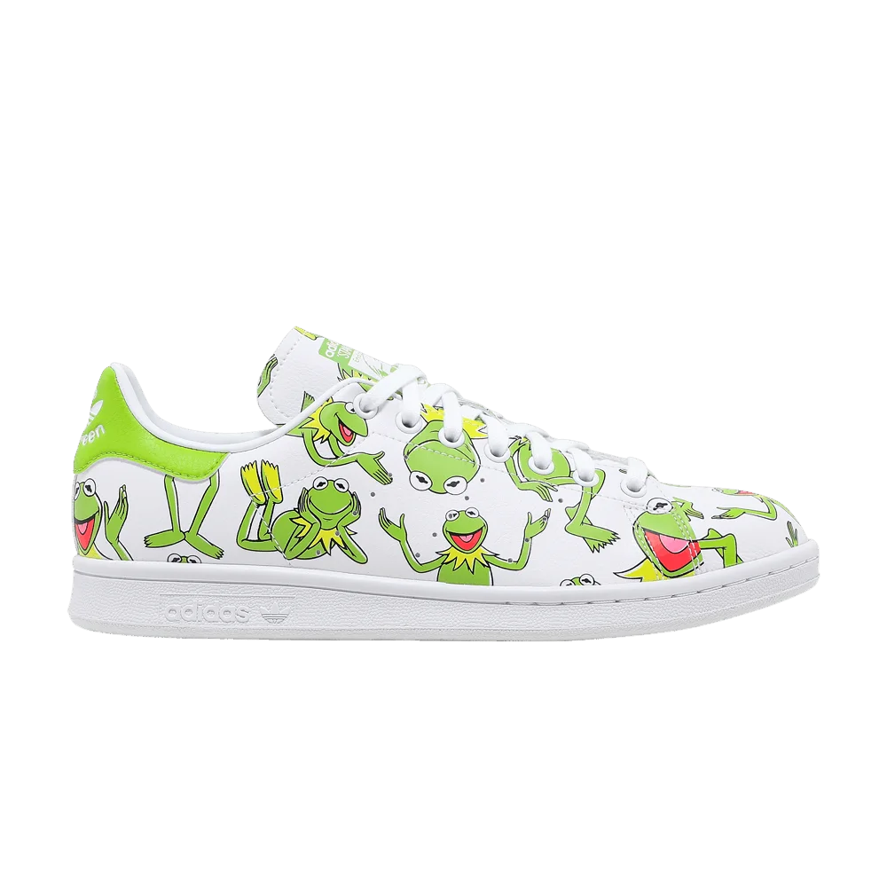 Krossovki-The-Muppets-x-adidas-Stan-Smith-Kermit-The-Frog-Allover-Print
