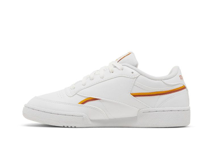 Кроссовки Reebok Club C 85 Vegan 'White Collegiate Gold'