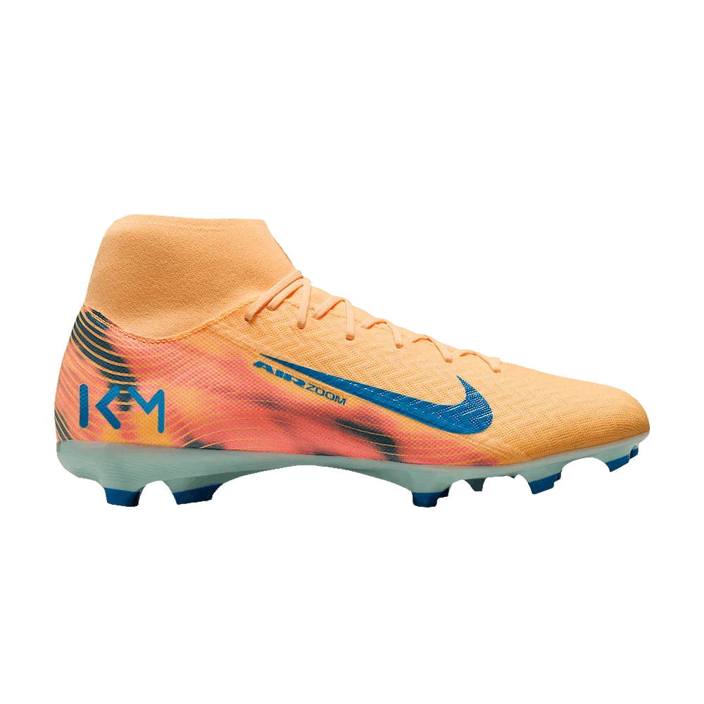 Кроссовки Kylian Mbappé x Nike Mercurial Superfly 10 Academy 'Melon Tint/Igloo/Neo Turquoise'