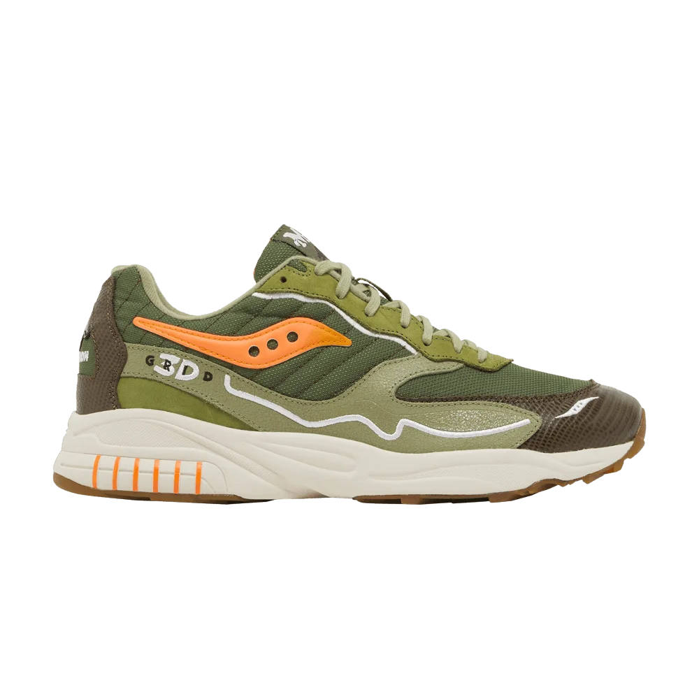 Кроссовки Maybe Tomorrow x Saucony 3D Grid Hurricane 'Tortoise'