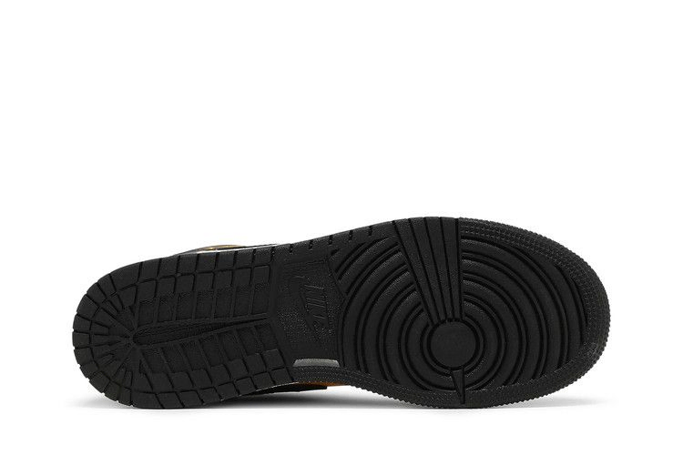 Кроссовки Air Jordan 1 Low GS 'University Gold Black'