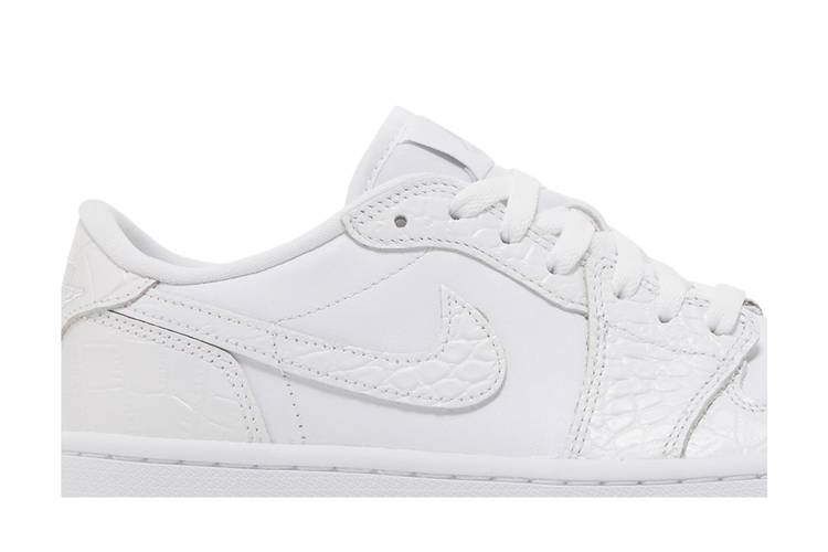 Кроссовки Air Jordan 1 Low Golf 'White Crocodile'