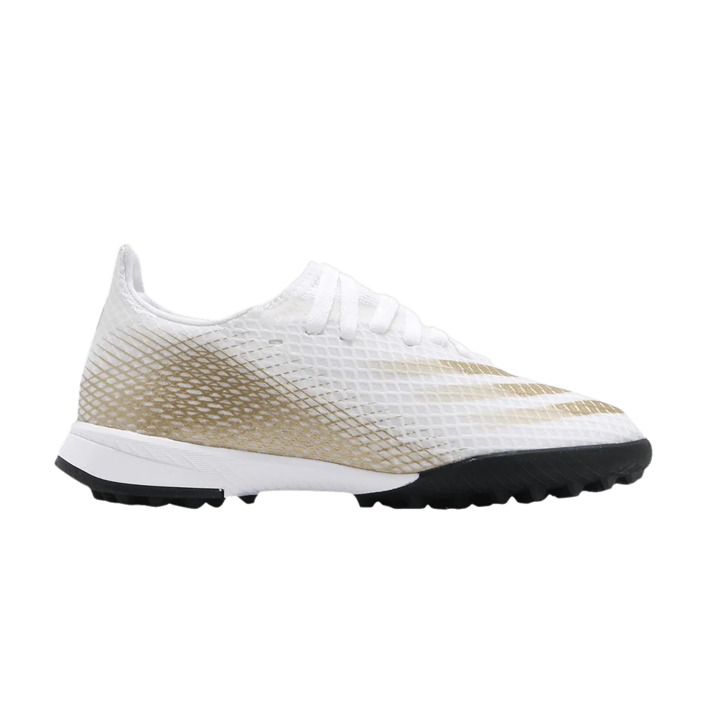 Krossovki-Adidas-X-Ghosted.3-TF-J-White-Metallic-Gold-Melange