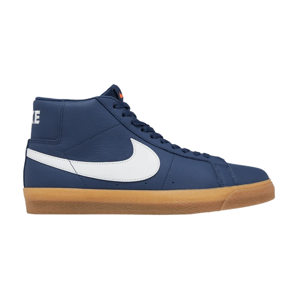 Кроссовки Nike Zoom Blazer Mid SB 'Navy Gum'