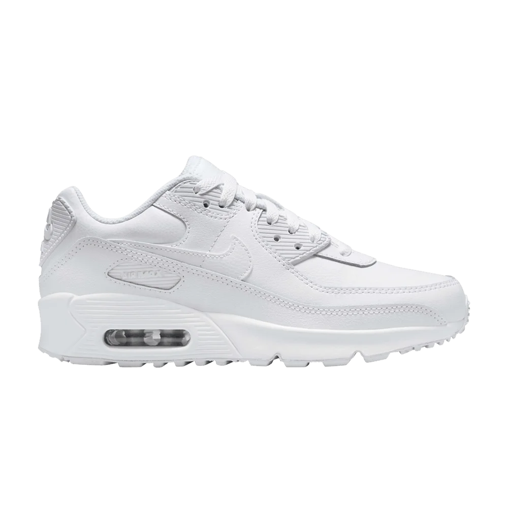 Krossovki-Nike-Air-Max-90-GS-White-Metallic-Silver