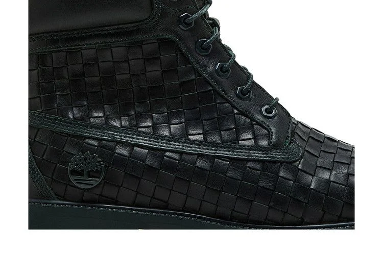 Timberland 6 Inch Premium Boot 'Woven Leather - Dark Green'