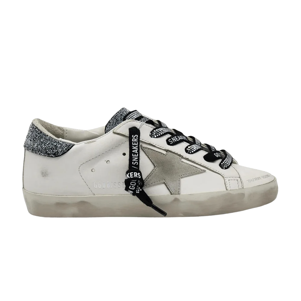 Кроссовки Swarovski x Golden Goose Wmns Superstar 'White Grey Black'