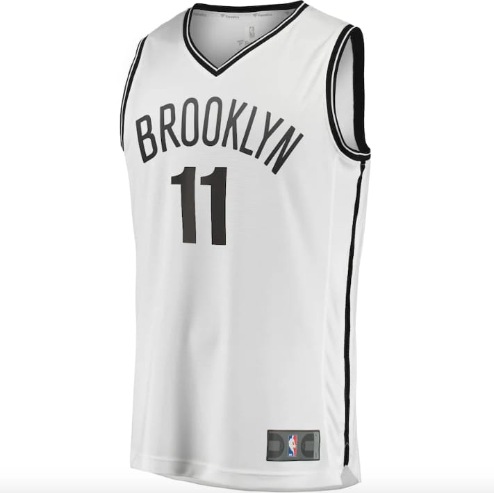 Баскетбольная джерси Brooklyn Nets #11 Kyrie Irving 2019 Fast Break Icon White Jersey