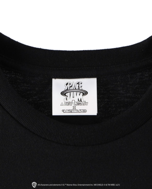 Футболка BAPE x Space Jam Logo Tee Black