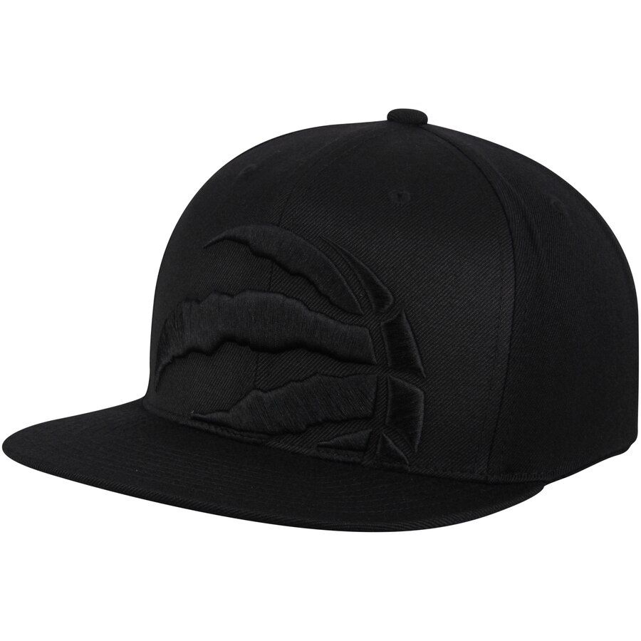Raptors-Mitchell-Ness-Cropped-XL-Logo-Snapback-Black