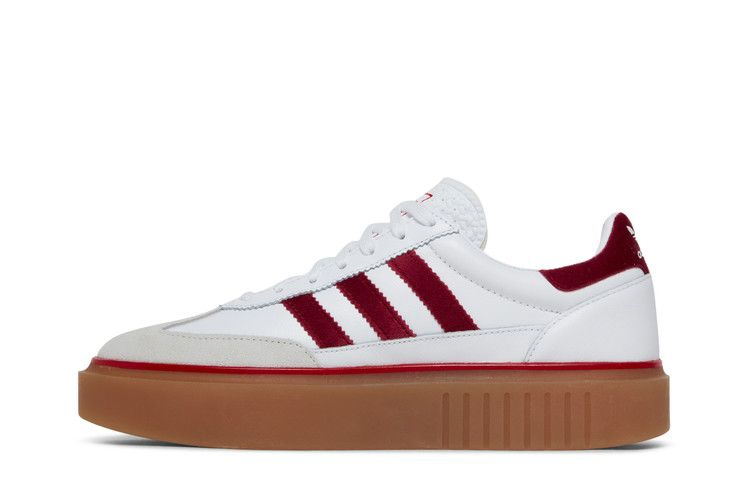 Кроссовки Adidas Wmns Super Sleek 72 'White Burgundy Gum'