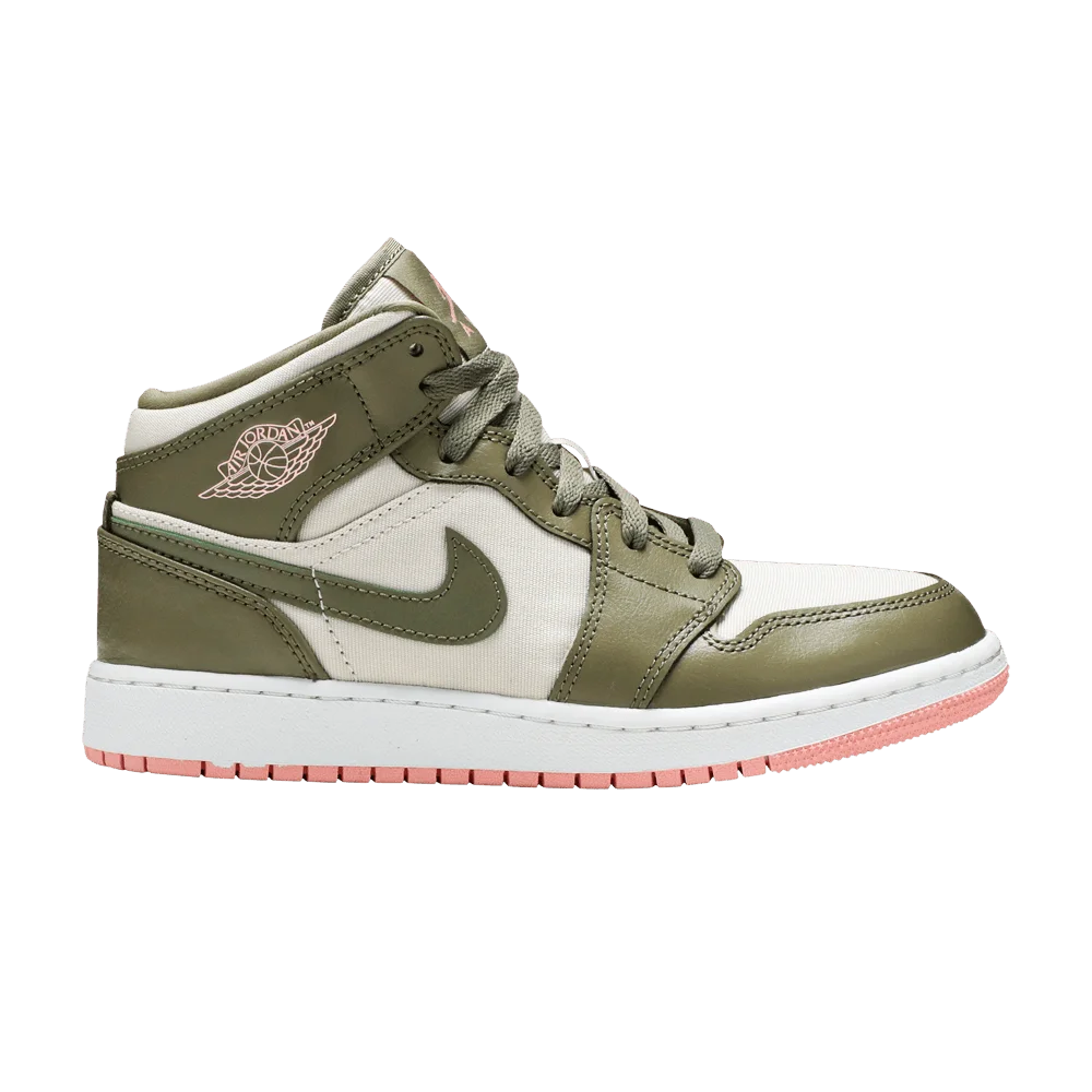 Кроссовки Air Jordan 1 Mid GG 'Bleached Coral'