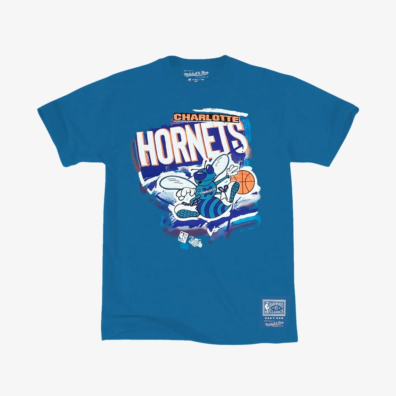 Mitchell-Ness-Charlotte-Hornets-Vintage-Abstract-T-Shirt-2