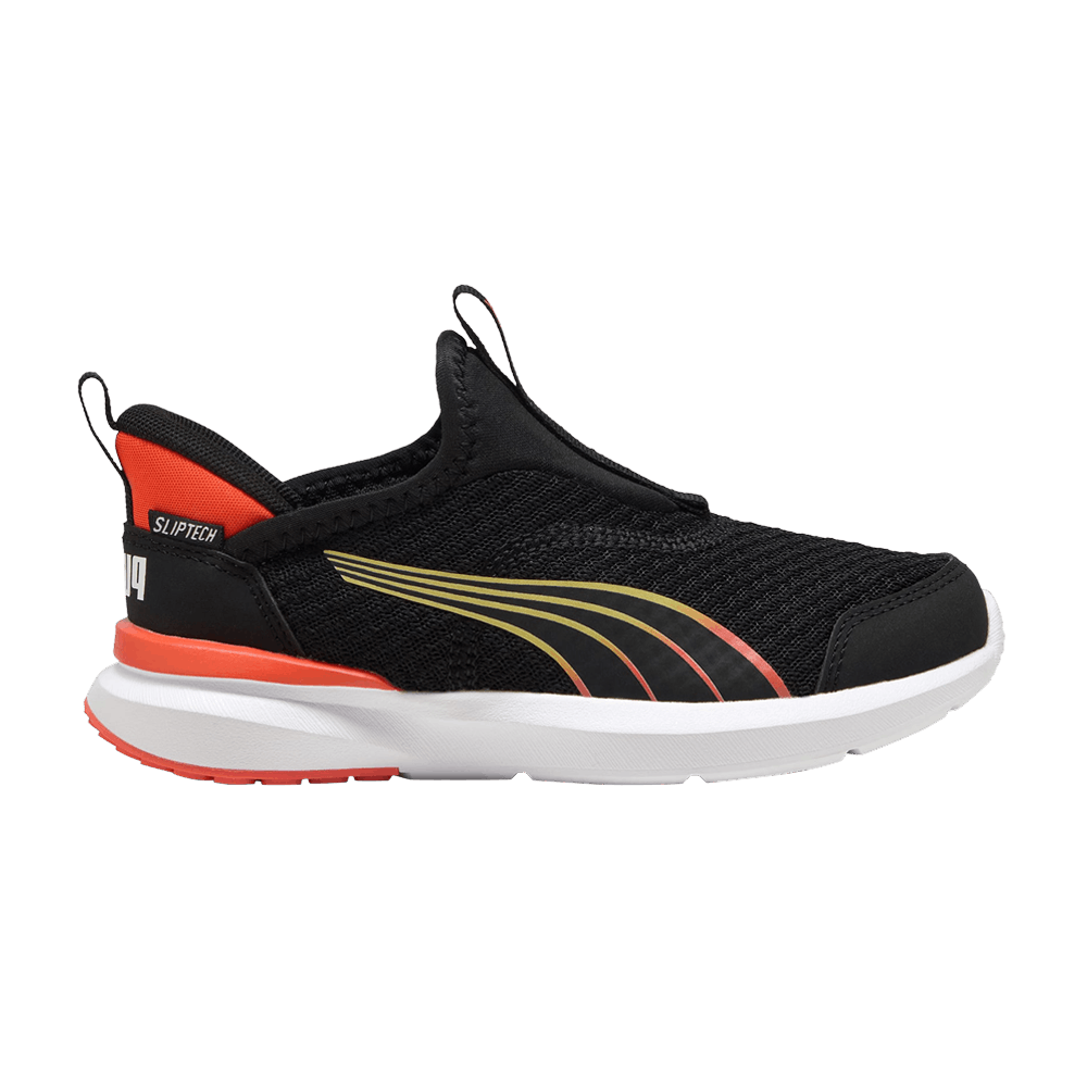 Кроссовки Puma Kruz Profoam SlipTech Little Kid 'Black Redmazing'