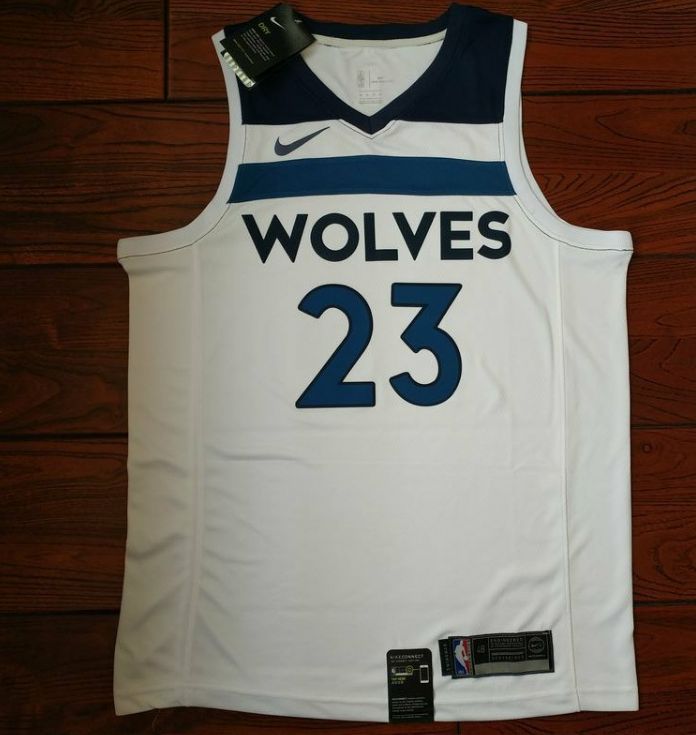 Баскетбольная джерси 2017-18 Jimmy Butler Minnesota Timberwolves #23 Association White