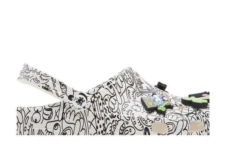 Кроссовки Crocs Steven Harrington x Classic Clog 'Quickstrike - White Black'