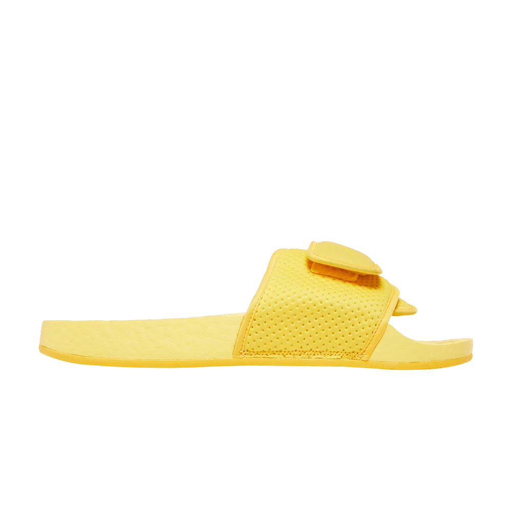 Pharrell x adidas Chancletas Hu Slides 'Bold Gold'