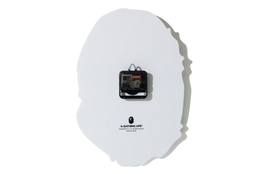 Настенные часы BAPE ABC Camo Ape Head Wall Clock Blue