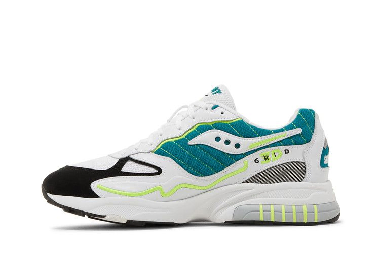 Кроссовки Saucony 3D Grid Hurricane 'White Green'