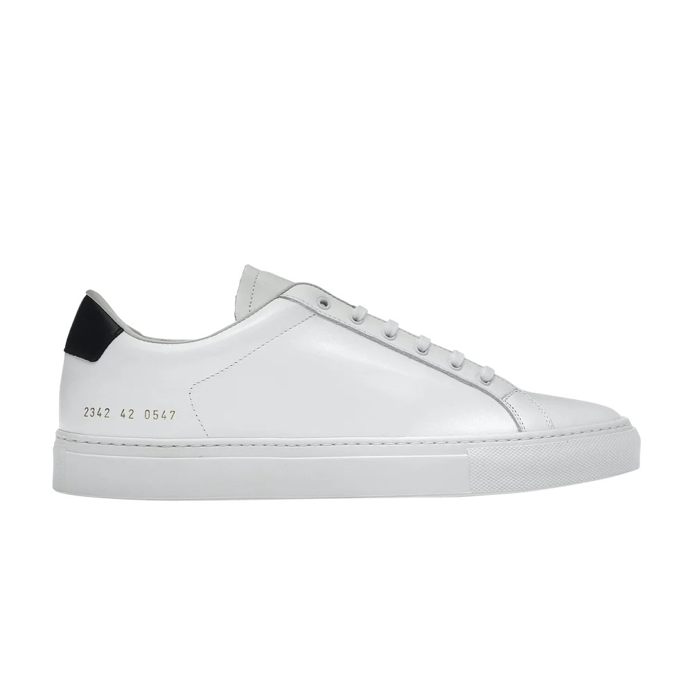 Кроссовки Common Projects Retro Low 'White Black'
