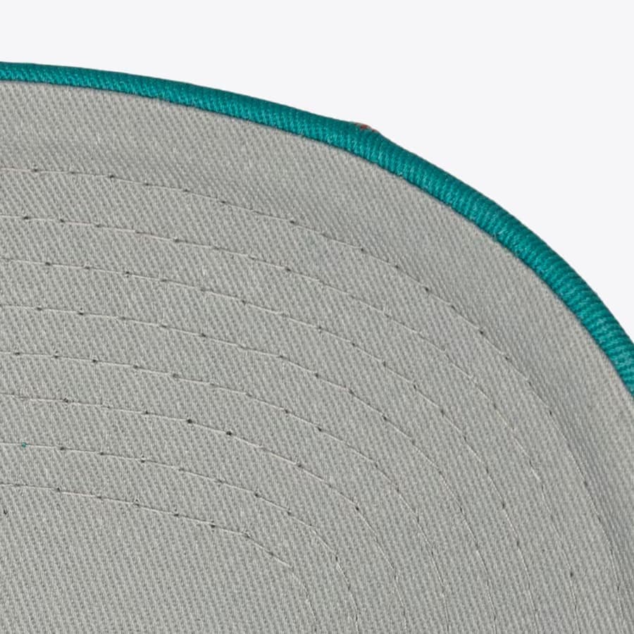 Бейсболка Mitchell & Ness Teal Vancouver Grizzlies Polka Polka Pro Adjustable Hat