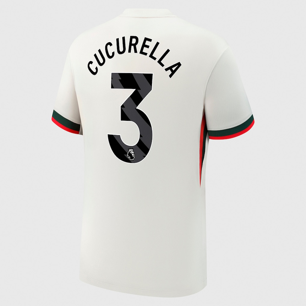 Футбольное джерси Chelsea Nike Away Stadium Shirt 2025-26 with Cucurella 3